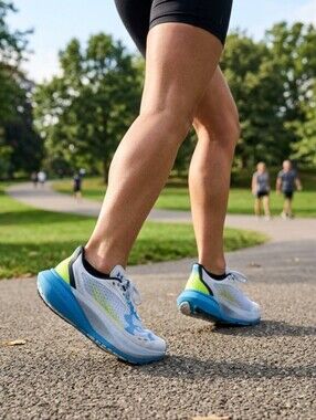 New Under Armour Velociti Distance  Running Shoes Blue White Sneakers Women's 8